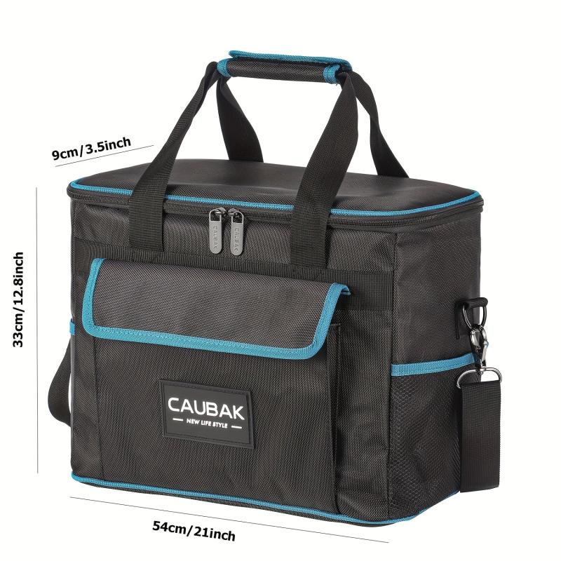 Large Insulated Lunch Bag with Multiple Compartments