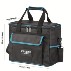 Large Insulated Lunch Bag with Multiple Compartments