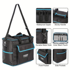 Large Insulated Lunch Bag with Multiple Compartments
