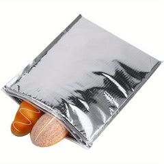 6pcs Insulated Thermal Cooler Bag Set - Silver