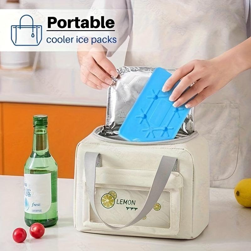 2pcs Ultra Thin Reusable Lunch Box Ice Packs - Long Lasting Cooling