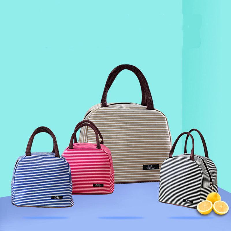 Large Capacity Oxford Thermal Lunch Box Bag Portable Thermal Bag