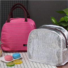 Large Capacity Oxford Thermal Lunch Box Bag Portable Thermal Bag