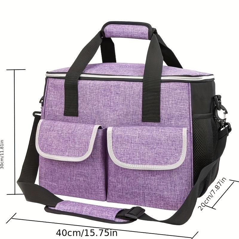 3pcs Storage Bag Large Capacity Insulated Meal Bag with 2 Small Bags