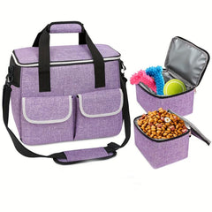 3pcs Storage Bag Large Capacity Insulated Meal Bag with 2 Small Bags