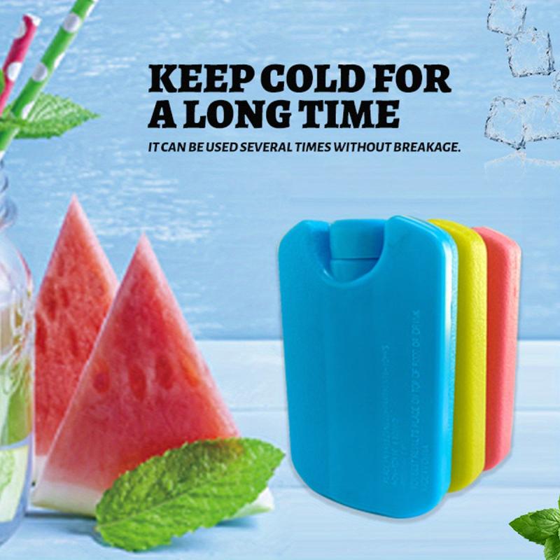 1pc Reusable Thin Ice Pack Cooler 150ml Food Safe Plastic for Lunch Boxes & Brea
