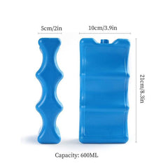 2pcs Insulated Ice Packs for Coolers & Breastmilk Storage