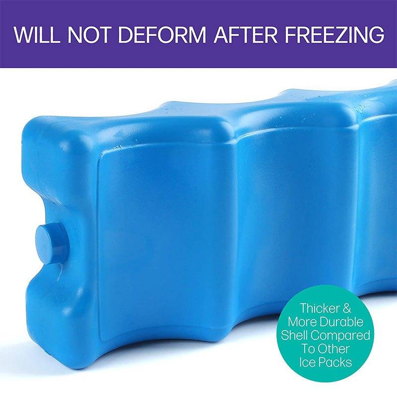 2pcs Insulated Ice Packs for Coolers & Breastmilk Storage