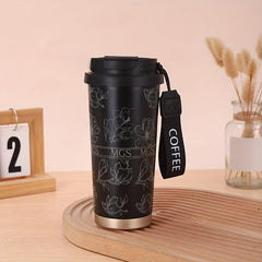 Stylish Lily of The Valley Stainless Steel Coffee Mug
