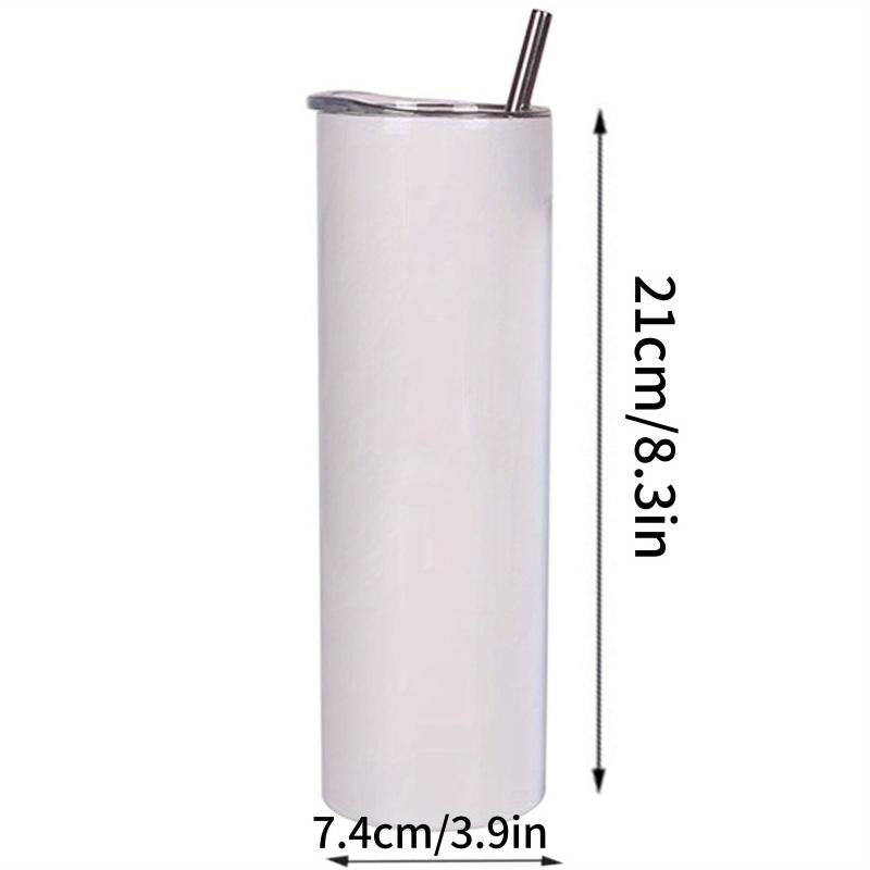 Stainless Steel Car Tumbler Cup Vacuum Insulated with Lid & Straw