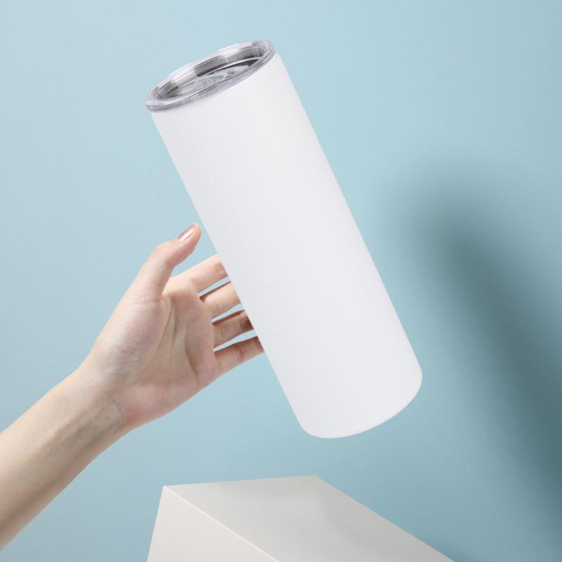 Stainless Steel Car Tumbler Cup Vacuum Insulated with Lid & Straw