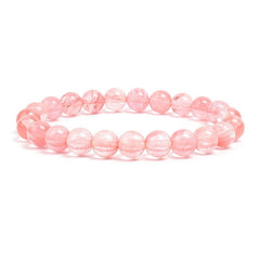 8MM Natural Stone Healing Crystal Stretch Bracelet