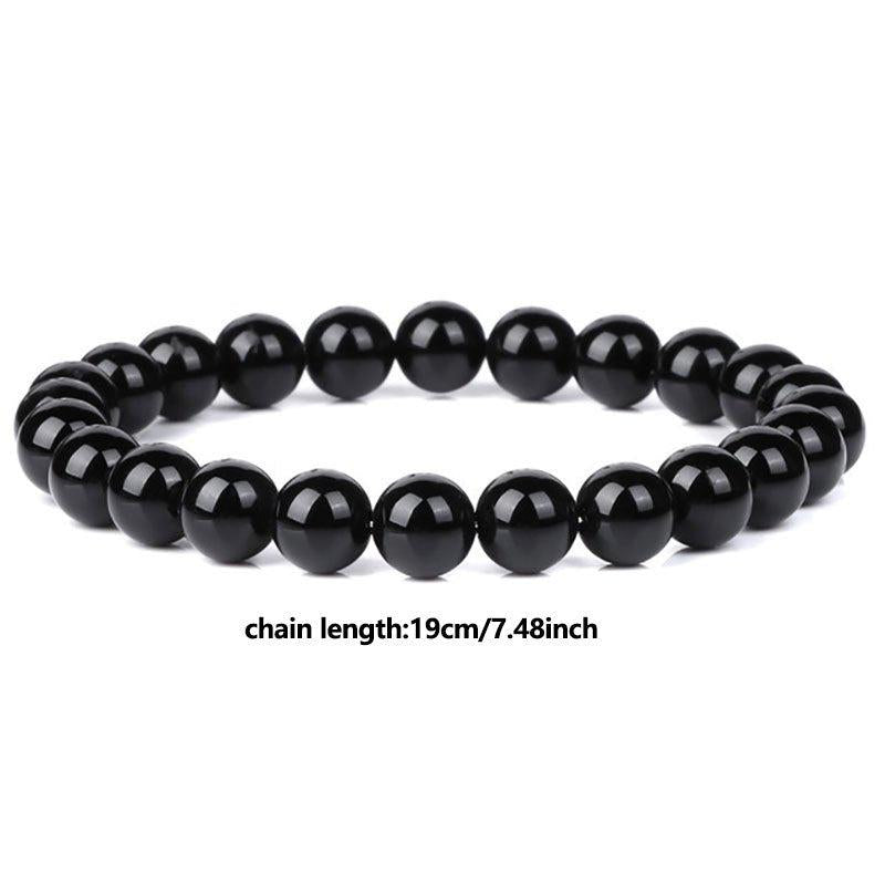 8MM Natural Stone Healing Crystal Stretch Bracelet