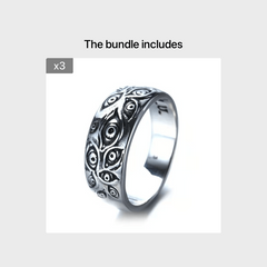 Hip Hop Men's Devil Eye God Eye Ring