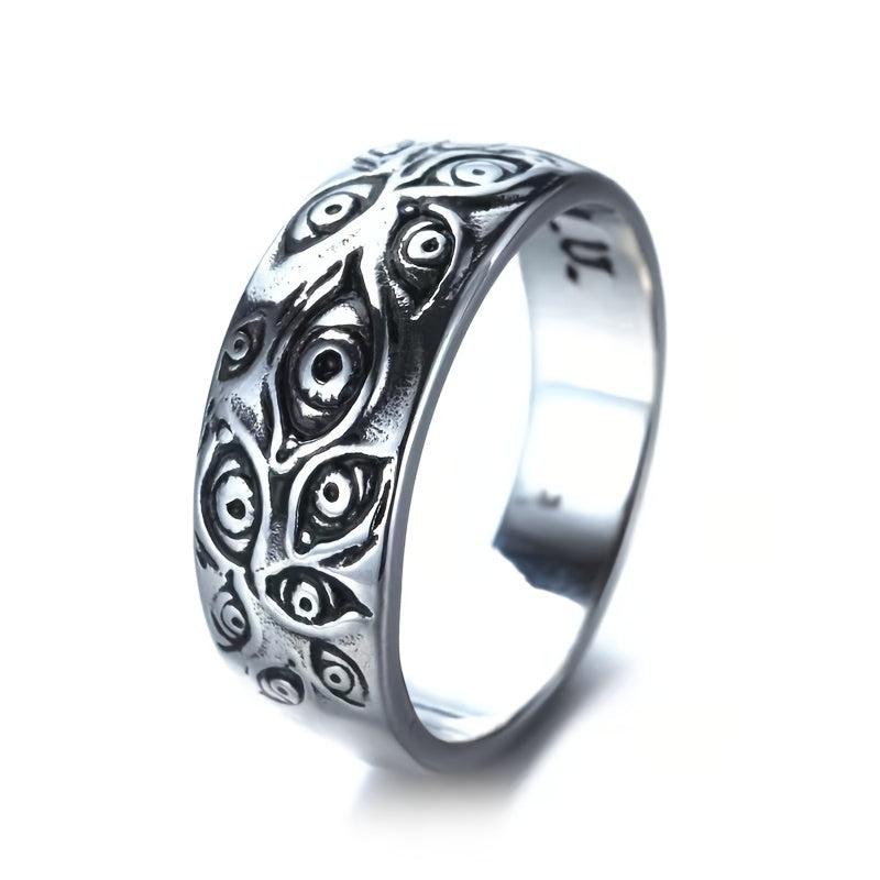 Hip Hop Men's Devil Eye God Eye Ring