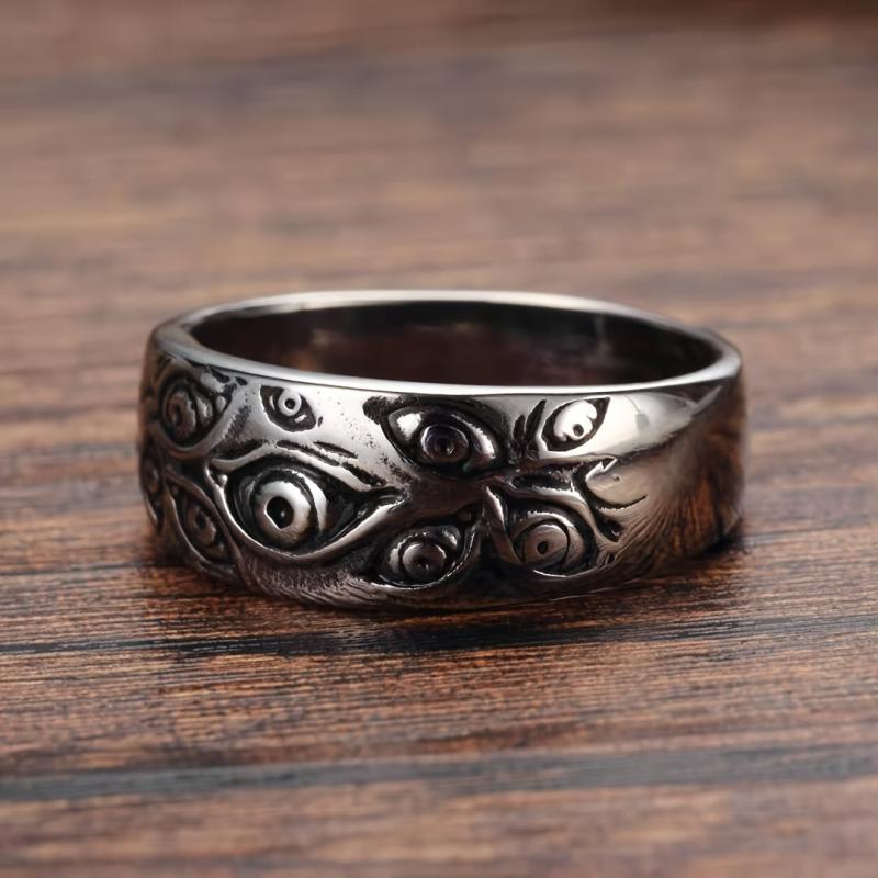 Hip Hop Men's Devil Eye God Eye Ring
