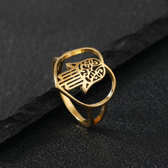 Stainless Steel Ring for Cut Palm