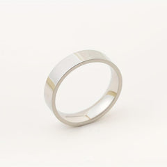 Titanium Steel Rings For Men 6MM Polished Couples Rings