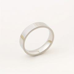 Titanium Steel Rings For Men 6MM Polished Couples Rings