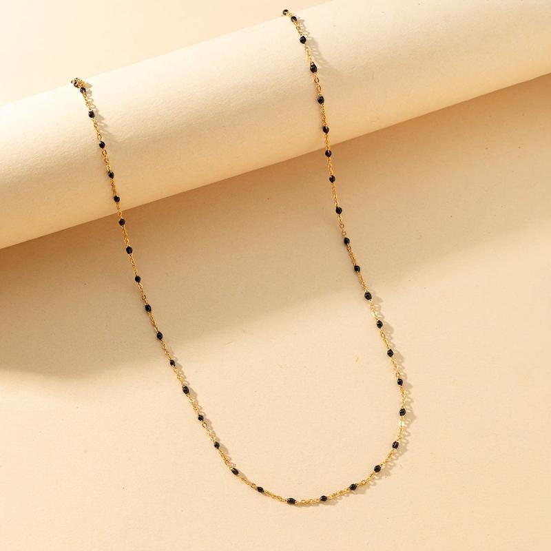 Stainless Steel Beads Chain Necklace Combo Set