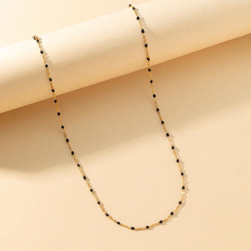 Stainless Steel Beads Chain Necklace Combo Set