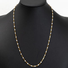 Stainless Steel Beads Chain Necklace Combo Set