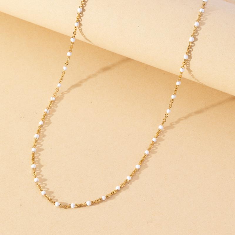Stainless Steel Beads Chain Necklace Combo Set