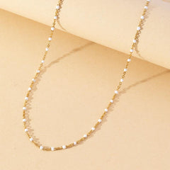 Stainless Steel Beads Chain Necklace Combo Set