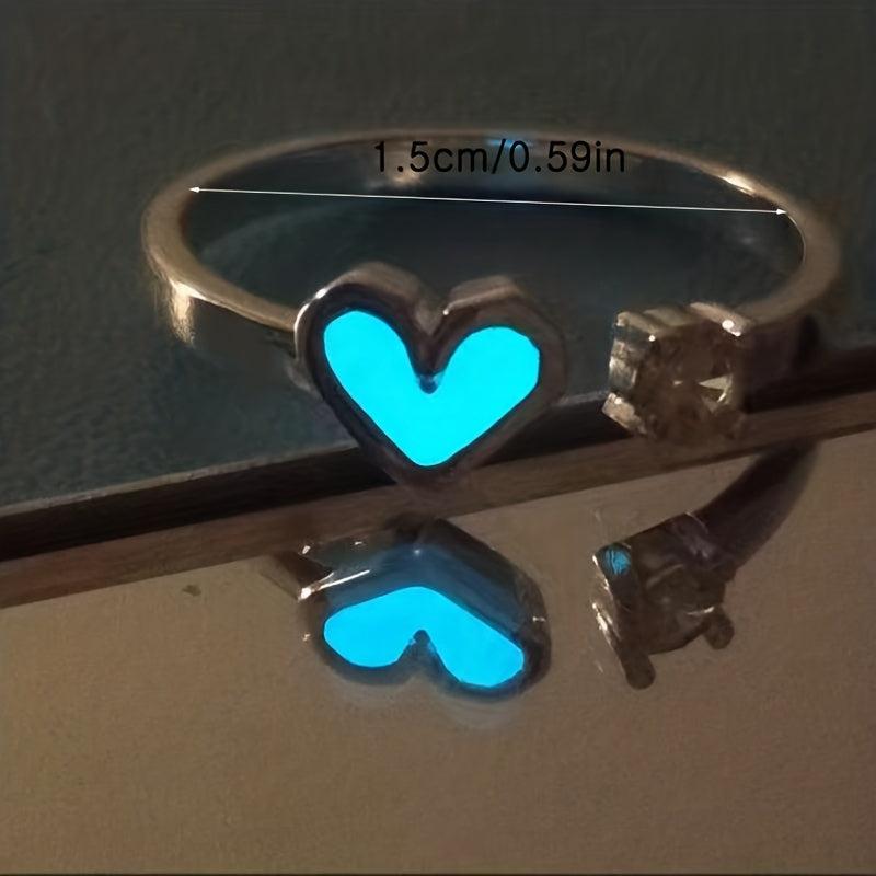 Luminous Men's Ring - Adjustable with Open End for Men