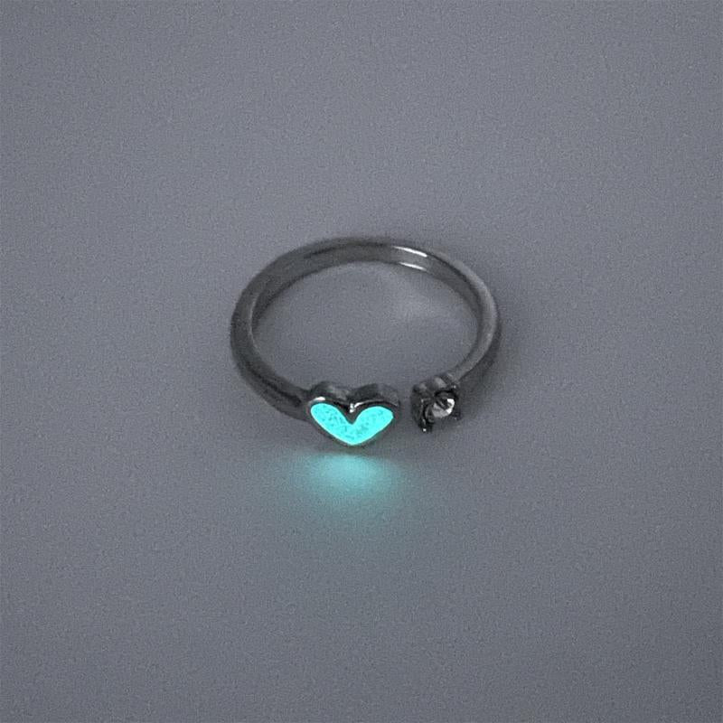 Luminous Men's Ring - Adjustable with Open End for Men