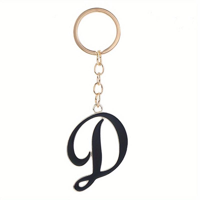 Alphabet Keychain Key Ring Purse Bag Backpack Car Key Charm