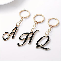 Alphabet Keychain Key Ring Purse Bag Backpack Car Key Charm