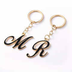Alphabet Keychain Key Ring Purse Bag Backpack Car Key Charm