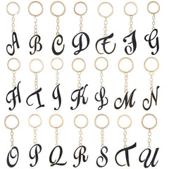 Alphabet Keychain Key Ring Purse Bag Backpack Car Key Charm
