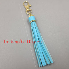 Tassel Keychain Key Ring Purse Bag Charm Women Girls Gift