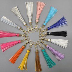 Tassel Keychain Key Ring Purse Bag Charm Women Girls Gift