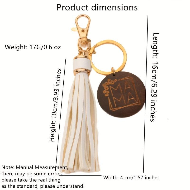 MAMA & Tassel Keychain for Mother