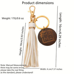 MAMA & Tassel Keychain for Mother