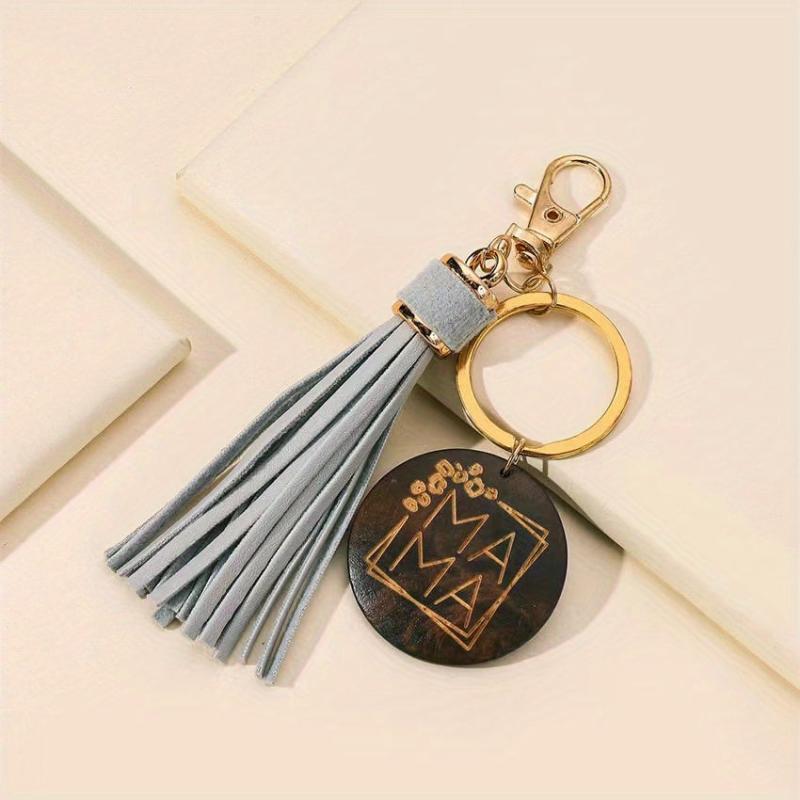 MAMA & Tassel Keychain for Mother