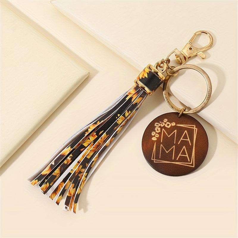 MAMA & Tassel Keychain for Mother