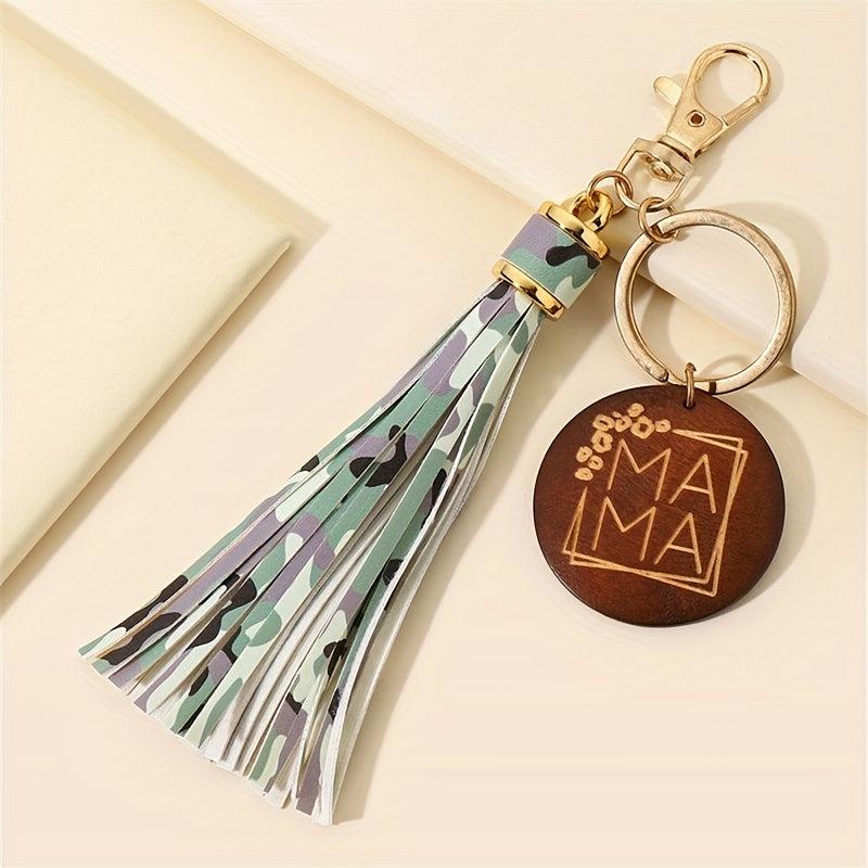 MAMA & Tassel Keychain for Mother