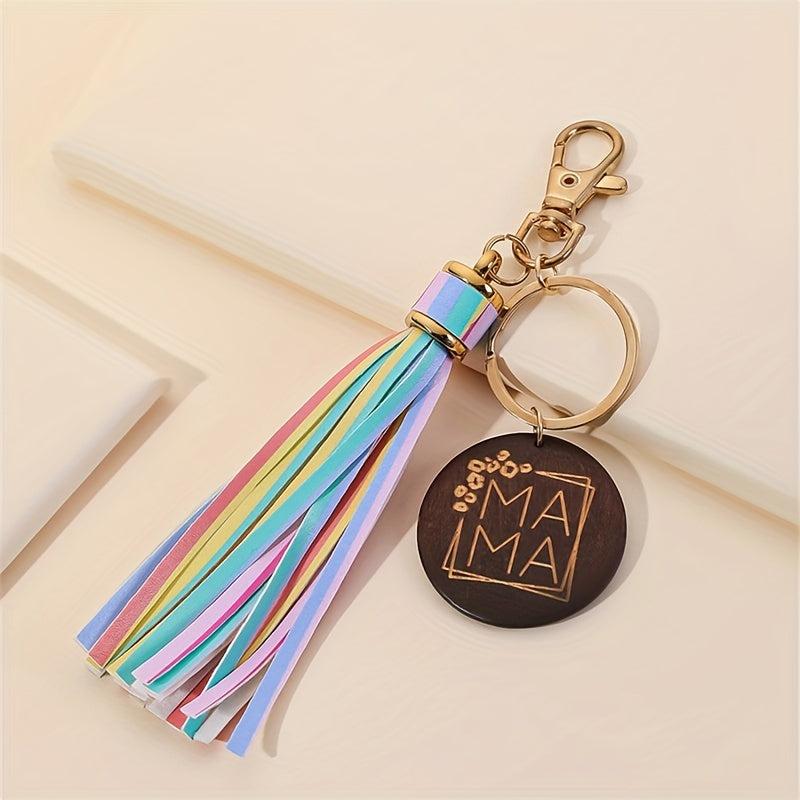 MAMA & Tassel Keychain for Mother