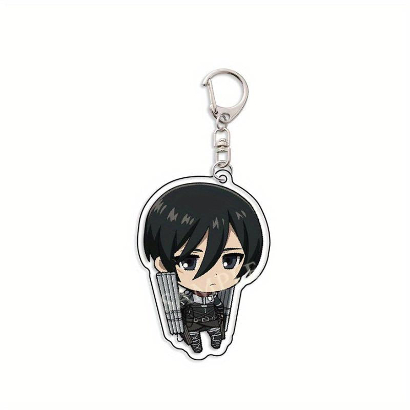 Cartoon Keychain Pendant Anime Figure Double Sided Key Chain Pendant