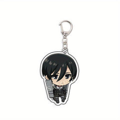 Cartoon Keychain Pendant Anime Figure Double Sided Key Chain Pendant