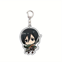 Cartoon Keychain Pendant Anime Figure Double Sided Key Chain Pendant