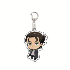Cartoon Keychain Pendant Anime Figure Double Sided Key Chain Pendant
