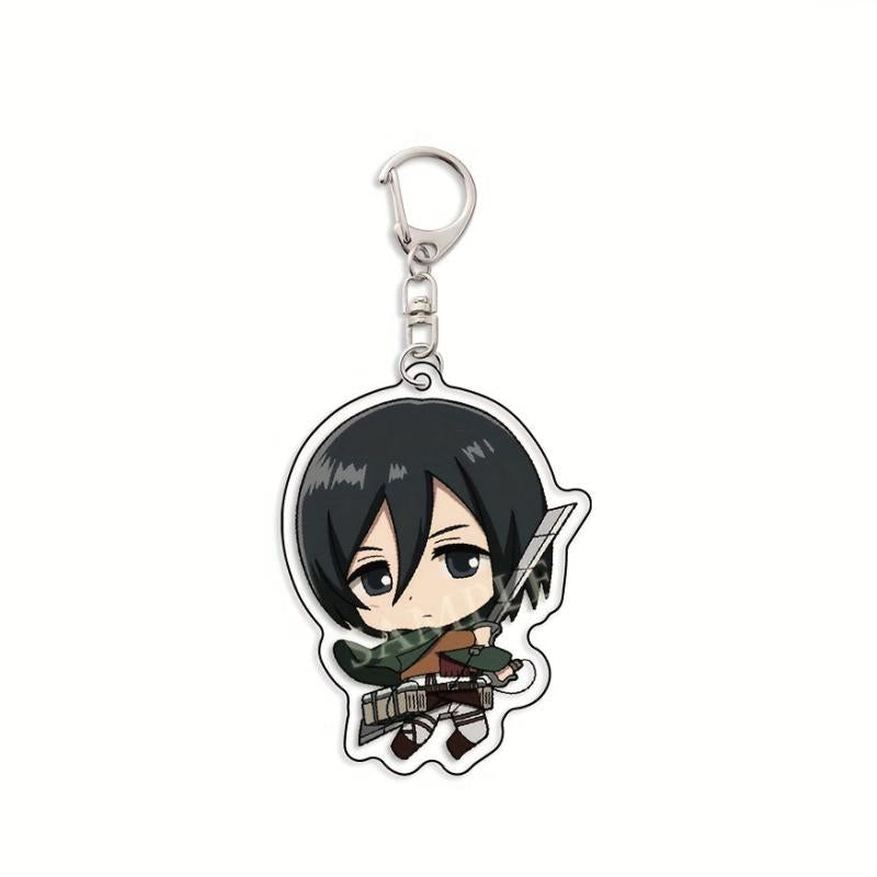 Cartoon Keychain Pendant Anime Figure Double Sided Key Chain Pendant