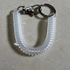 1 PCS Plastic Spring Rope Key Chain Retractable Keychain Anti drop Rope