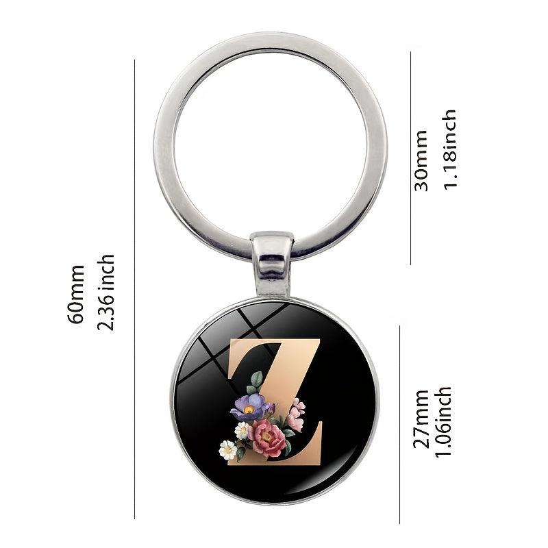 Crystal Gem Flower Key Chain Pendant Souvenir Bag Pendant Keychain