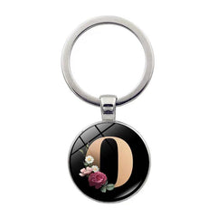 Crystal Gem Flower Key Chain Pendant Souvenir Bag Pendant Keychain
